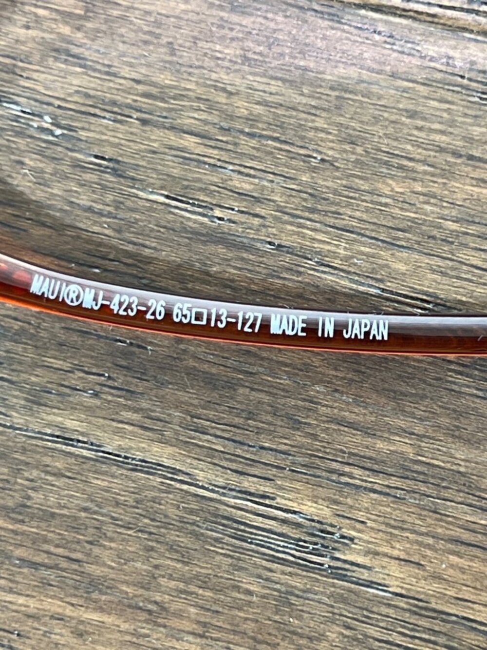 MAUI JIM MJ Sport Lighthouse 423-26 65/13/027 Polarized Rimless Sunglasses Brown - Picture 5 of 6
